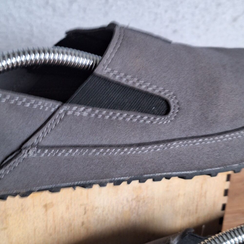 Xero Shoes Sunrise Loafers Men 7.5 Gray Canvas Slip On Minimalist Barefoot - Picture 10 of 13